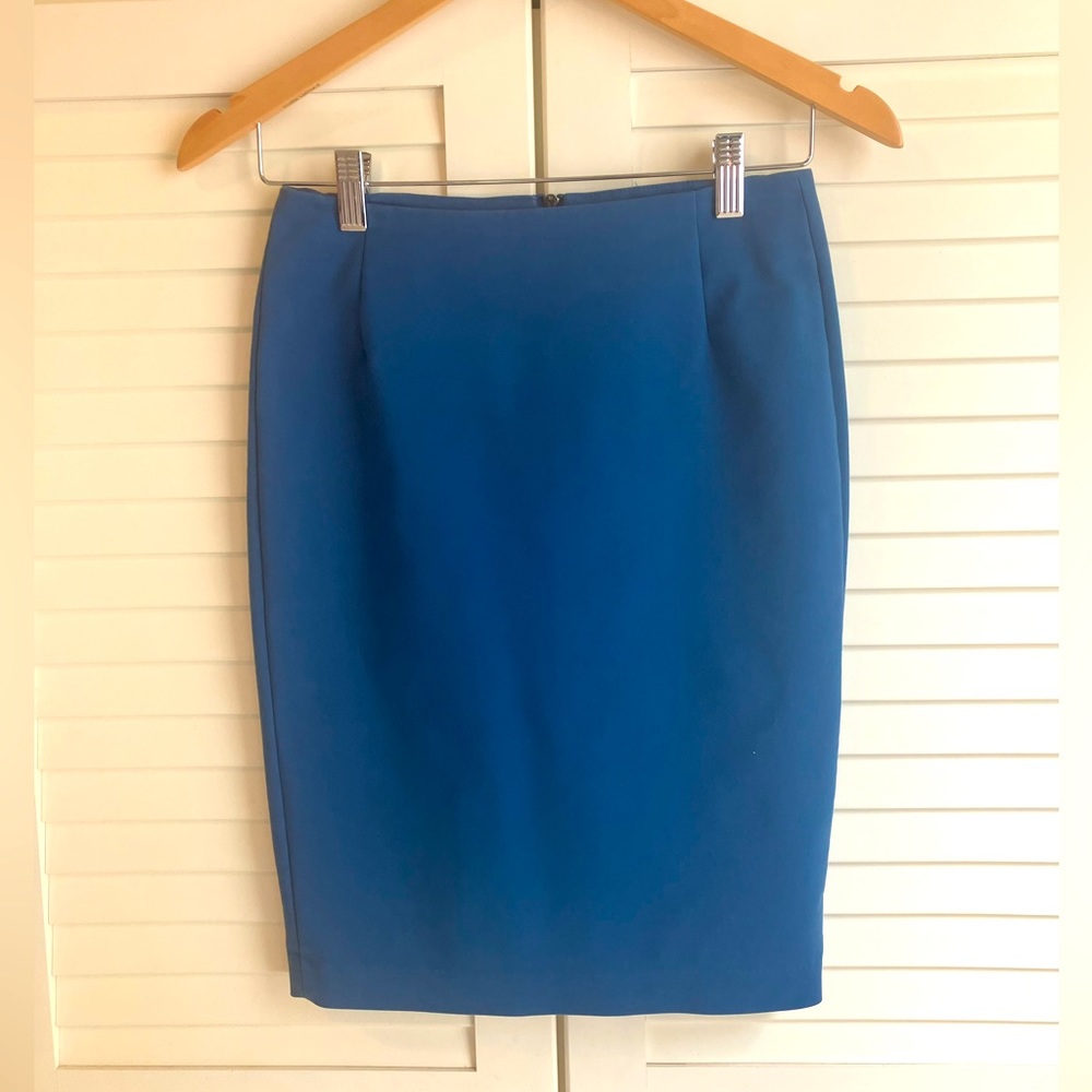 Reserved Blue Pencil Skirt XS
